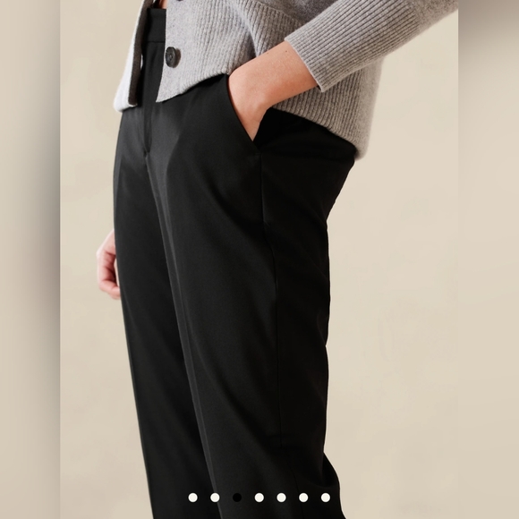 Banana Republic Ryan Curvy Fit Dress Pants, black, size 4 - Picture 8 of 10